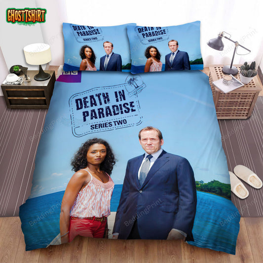 Death In Paradise Camille Bordey Poster Bed Sheets Duvet Cover Bedding Set