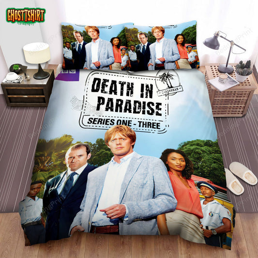 Death In Paradise Humphrey Goodman Poster Bed Sheets Duvet Cover Bedding Set