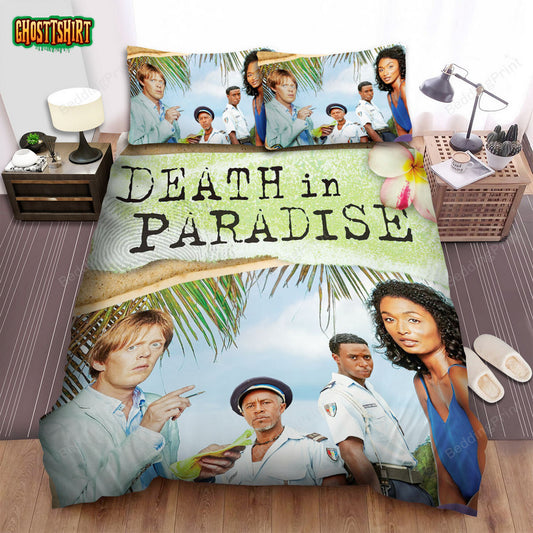 Death In Paradise Movie Poster 1 Bed Sheets Duvet Cover Bedding Set