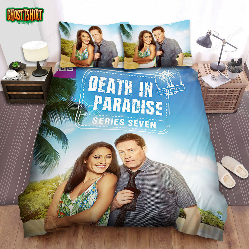 Death In Paradise Sergeant Florence Cassell Poster Bed Sheets Duvet Cover Bedding Set