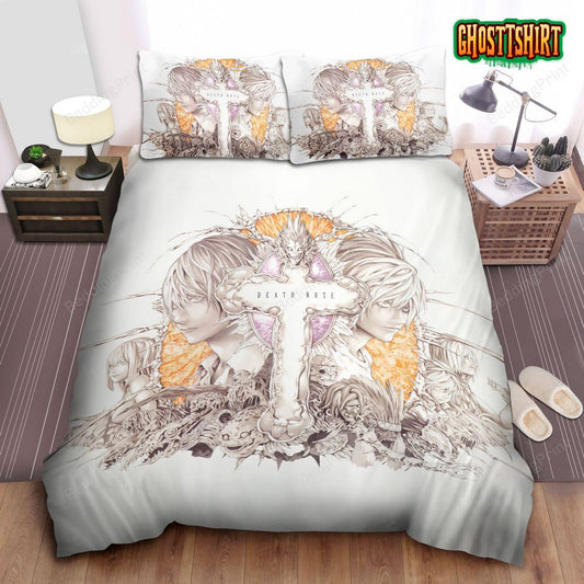 Death Note, Manga Characters Bed Sheets Duvet Cover Bedding Set