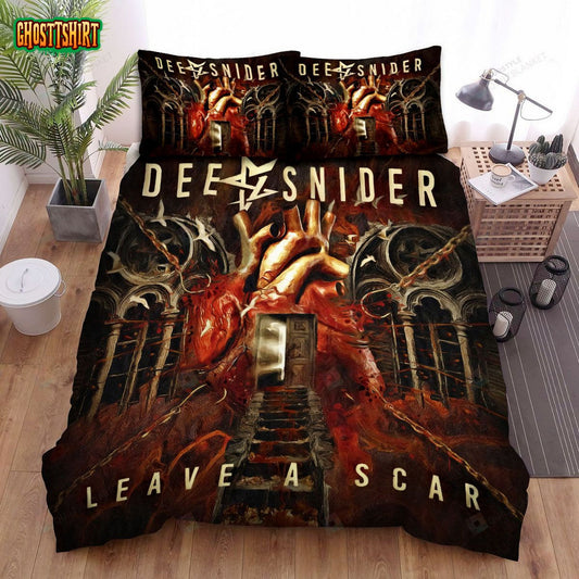 Dee Snider Leave A Scar Album Cover Bed Sheets Spread Comforter Duvet Cover Bedding Set