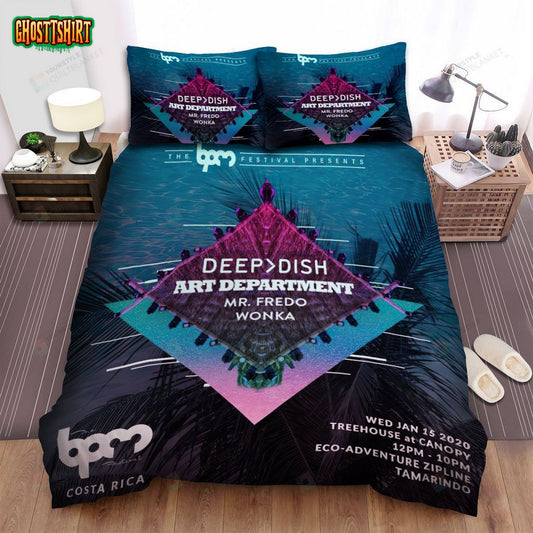Deep Dish Art Department Album Music Bed Sheets Spread Comforter Duvet Cover Bedding Set