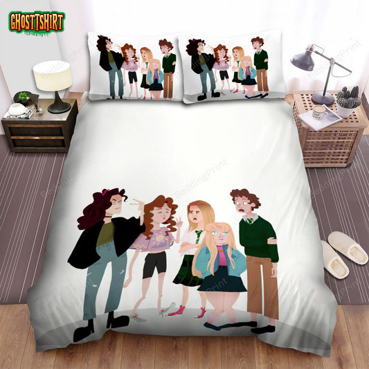 Derry Girls Movie Digital Art 4 Bed Sheets Duvet Cover Bedding Set