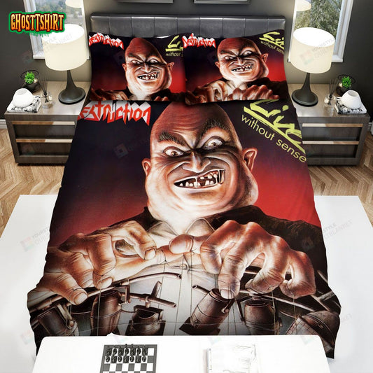 Destruction Live Without Sense Poster Bed Sheets Spread Comforter Duvet Cover Bedding Set