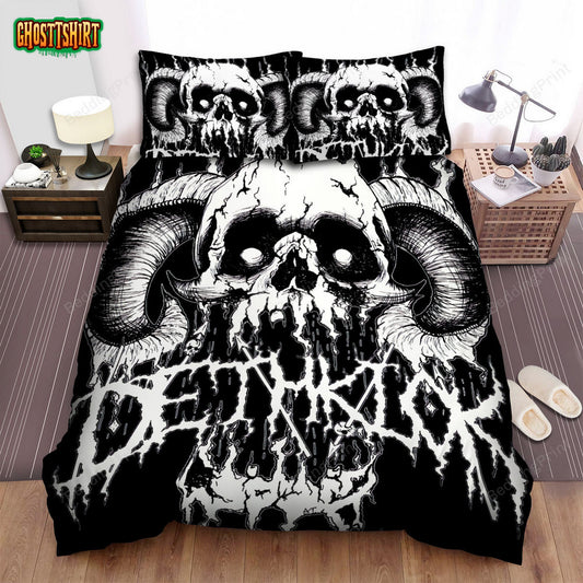 Dethklok Band Yell Bed Sheets Duvet Cover Bedding Set