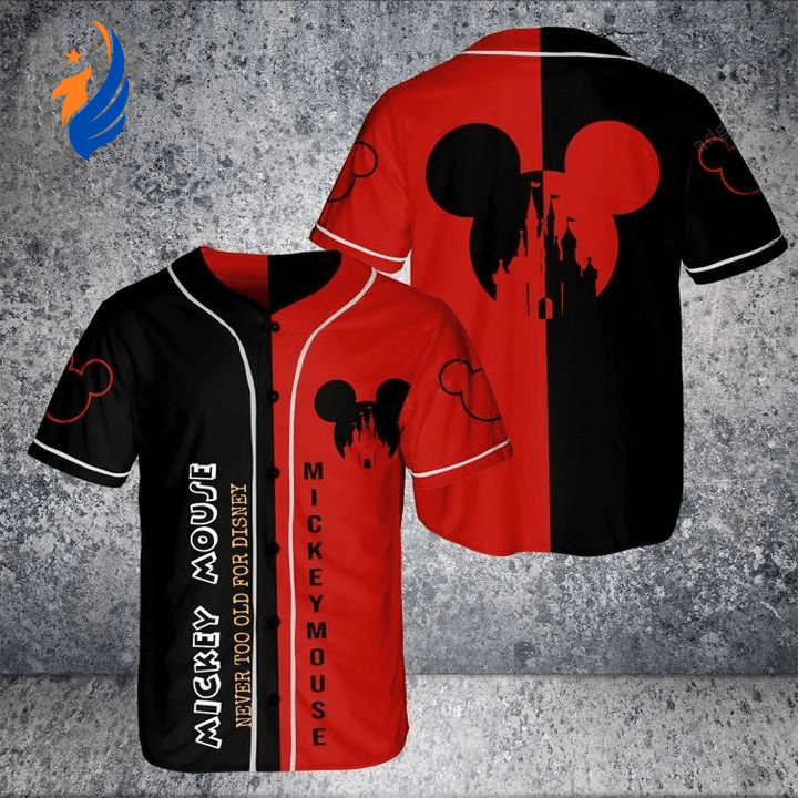 Disney Mickey Mouse Baseball Jersey: Playful and Stylish Apparel for Disney Fans! - Bafud