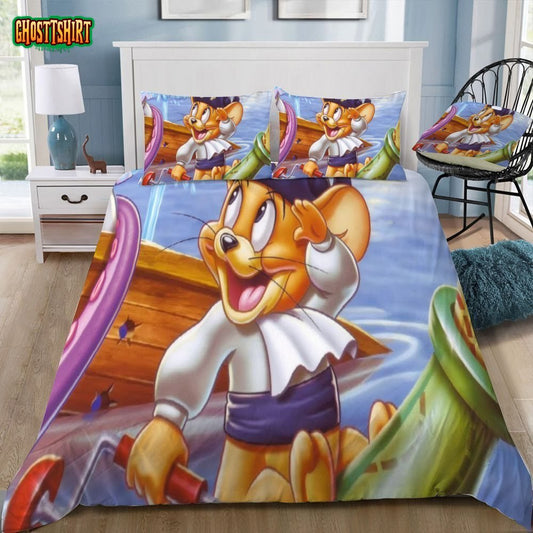 Disney Tom And Jerry 3D Customized Duvet Cover Bedding Set