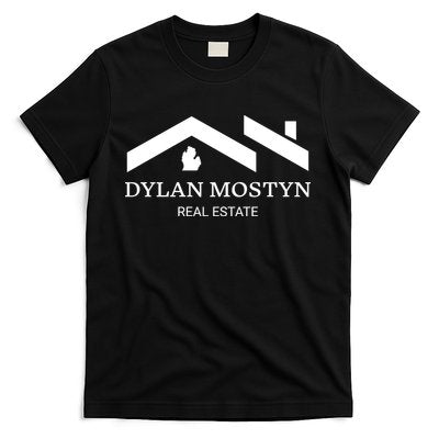 Dylan Mostyn Real Estate Black & White Logo T-Shirt