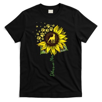 Doberman Mom Sunflower Doberman Pinscher Gifts Dog Mom Mama T-Shirt