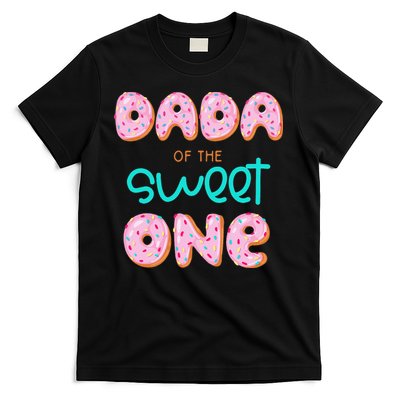 Dada of The Sweet One First Birthday Matching Family Donut T-Shirt