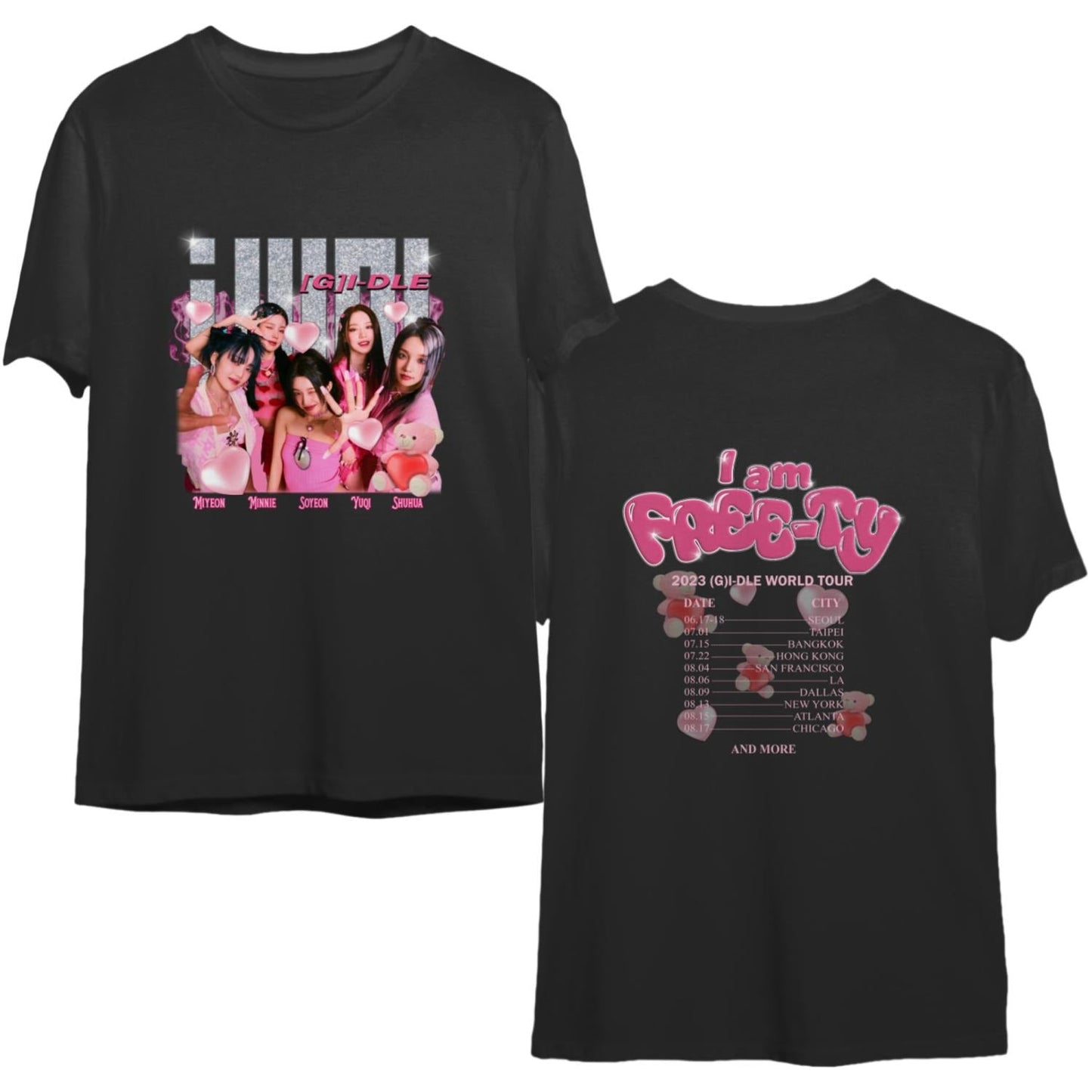 I Am Free Ty World Tour Shirt