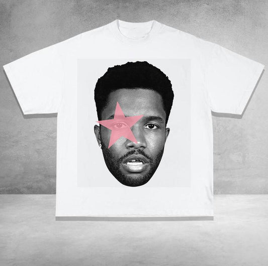Frank Pink Star Rap Graphic Tee Shirt