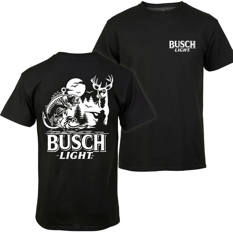 Busch Light Summer Hunting T-Shirt, Hunting T-Shirt, Menswear Top, Colorful, For Him, For Her
