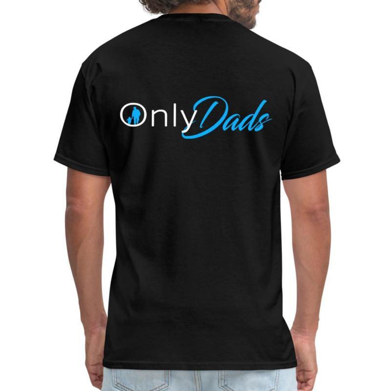 OnlyDads T-Shirt Black Menswear - Father's day - Dad's gift - Full Color - Free Ship
