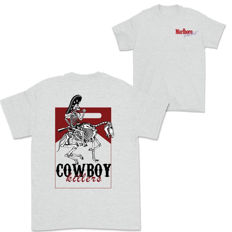 BEER, Halloween, Vintage Marlboro Cowboy Wild West Shirt, Country Music, Fashion Top for Daily Wear, Classic Cotton Unisex, High-Quality Printing, All