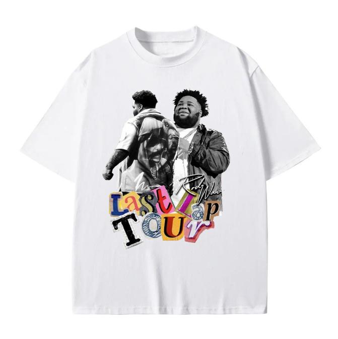Rod Wave Last Lap Tour 2024 T-Shirt, Rod Wave Shirt T-Shirt , Last Lap Tour  T-Shirt Cotton Menswear