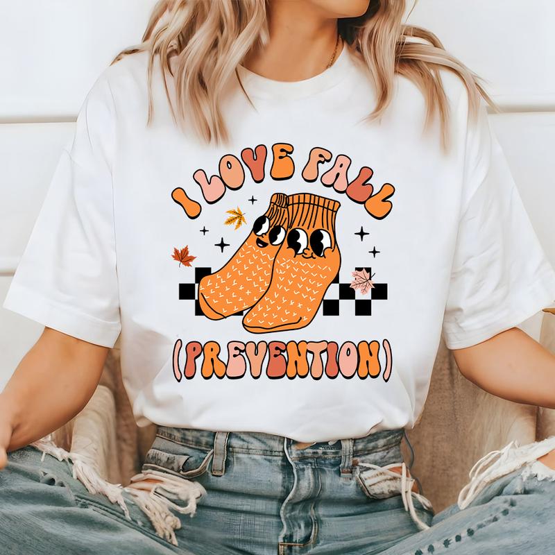 Fall Outfits 2024, I Love Fall Prevention, Autumn Shirt, Thanksgiving Nurse Shirt, Fall Nurse Shirt, Nursing School Life, Physical Therapy