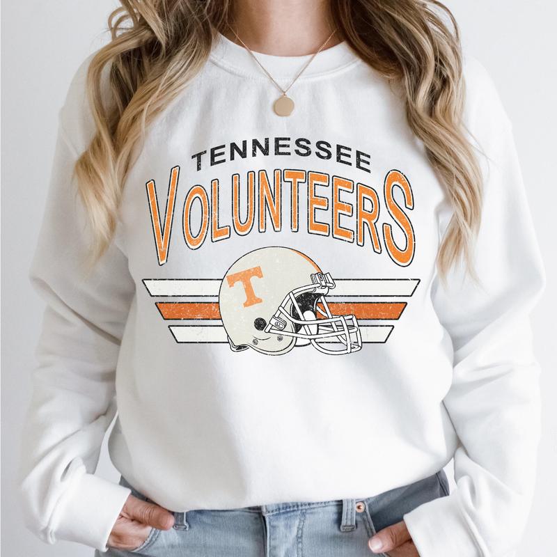 Tennessee Volunteers Vintage Football NCAA Sweatshirt, Vintage The University Of Tennessee Sweatshirt, Unisex Vintage Sweatshirt NCAA, Classic Sport S