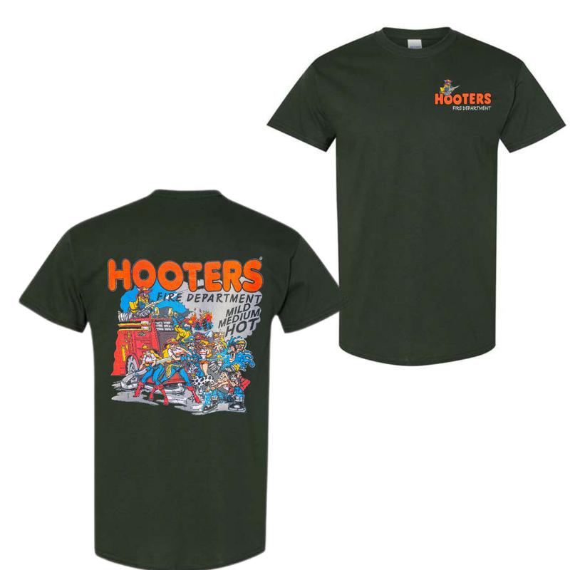 Hooters Fire Department T-Shirt, Shirt For Womens, Mens