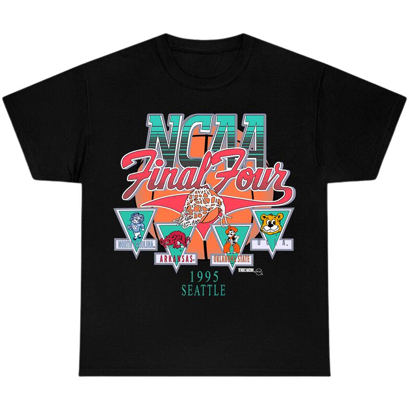 1995 Rare NCAA Final Four Official Game T-Shirt, Full Color T-Shirt, Unisex T-Shirt, For Men, For Women billabongshirts