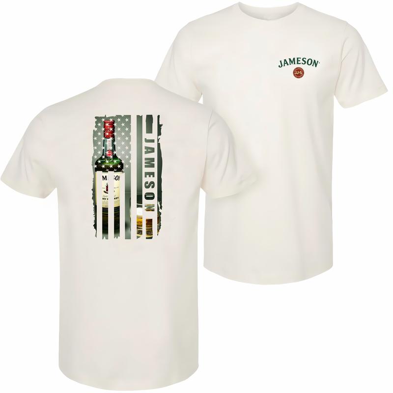 Jameson Flag T-shirt - 2 Side - Style Selections - Choose Your Hue - Iconic Styles - Unisex Appeal - Your Size Here