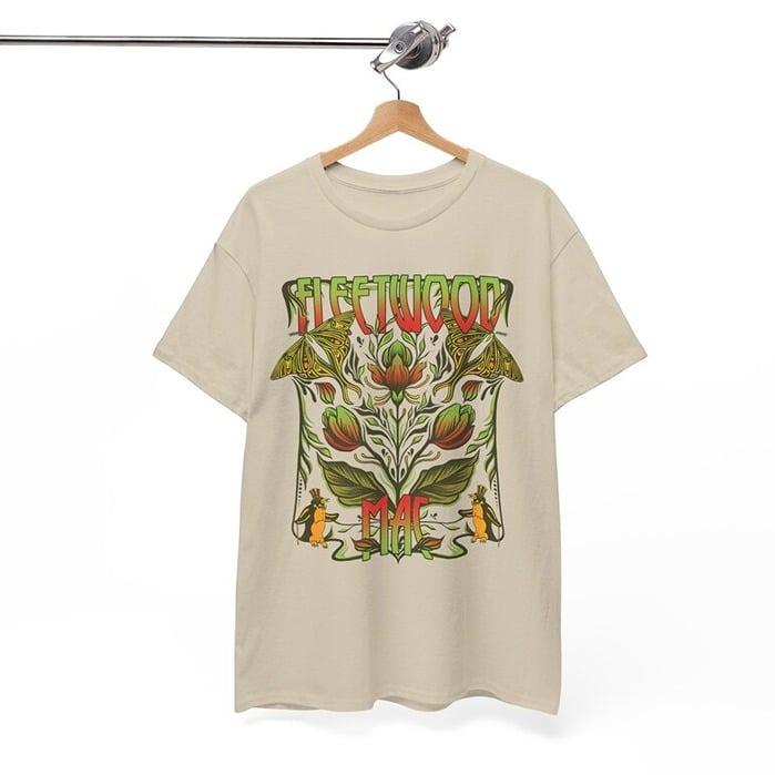 Retro Fleetwood Mac T-Shirt, Fleetwood Mac Band Merch Cotton Fabric