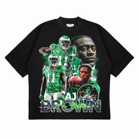 AJ Brown 11 Tee  Vintage Tee Graphic T-Shirt Sweatshirt Hoodie  Sport Tee - Gift For Fan
