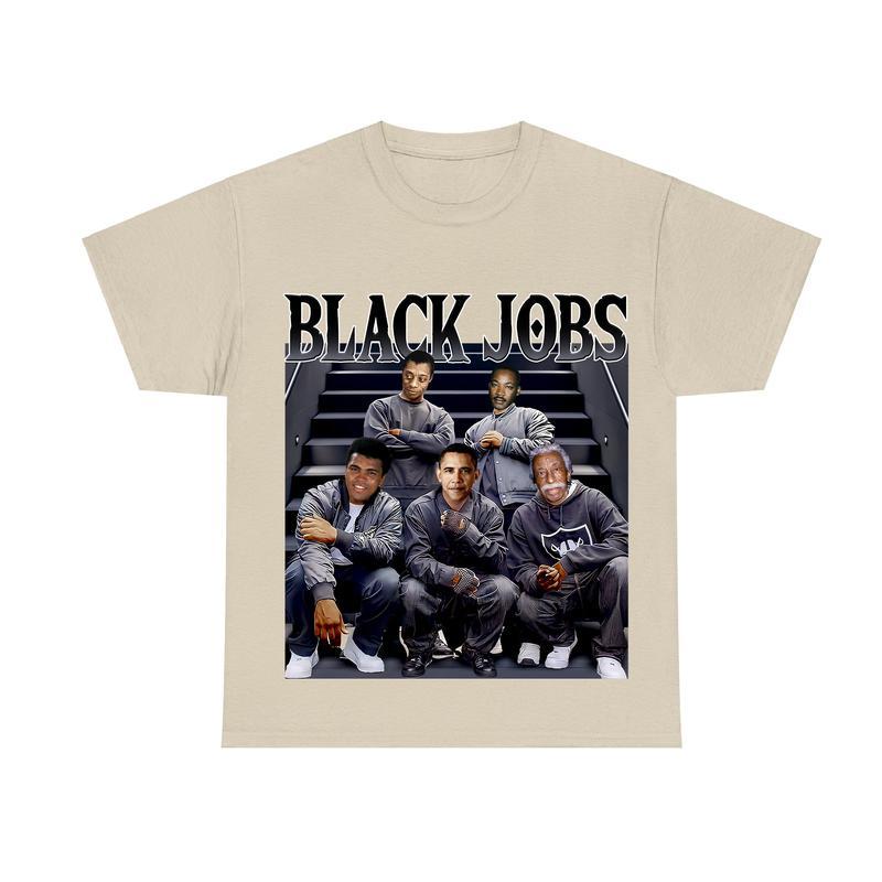 Black Jobs T-Shirt, Kamala Harris Shirt, Unisex Cotton Tee, Womenswear Menswear Shirt