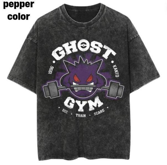 Gengar Ghost Gym Vintage Tee, Pokemon Shirt, Anime Merch, Gift for Fans, Unisex Graphic Top, Trendy Fashion for Him & Her