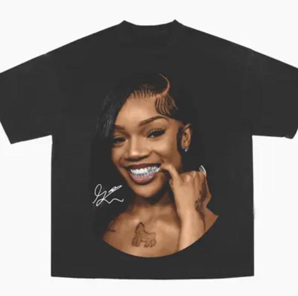 Big Face Glorilla Shirt, Fans Black Tee Classic Cotton Top