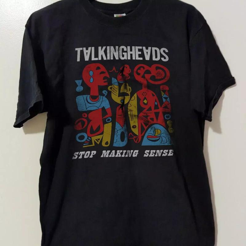 Talking Heads Stop Making Sense Black Short Sleeve Unisex Tshirt Cotton Menswear