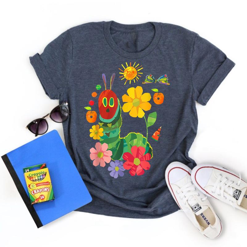 Hungry Caterpillar Transformation Back To School Book Shirt, Children's Books Teacher Gift For Book Lover, Gift For Bookish, School Librarian Shirt, M