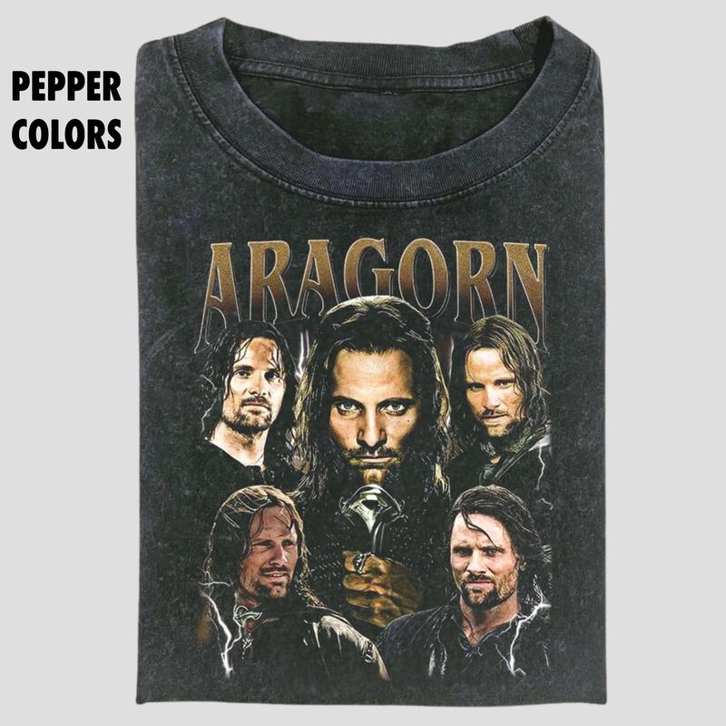 Retro Lord Of The Rings Tee, Aragorn T-Shirt, Lord Of The Rings Shirt, Movie Shirt, Funny Shirts, Unisex T-Shirt, Gift For Men Women, Menswear Womensw