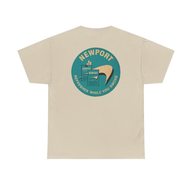 Vintage Newport Tee - Cotton Streetwear Shortsleeve