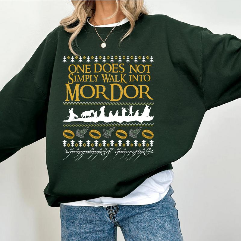 LOTR Ugly Mordoorr T shirt Hoodie Sweatshirt