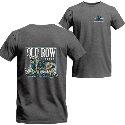 Old Row Outdoors Trophy Buck Graphic 2 Sides T-shirt, Old Row Short Sleeve Tee, Unisex Shirt, Menswear Top