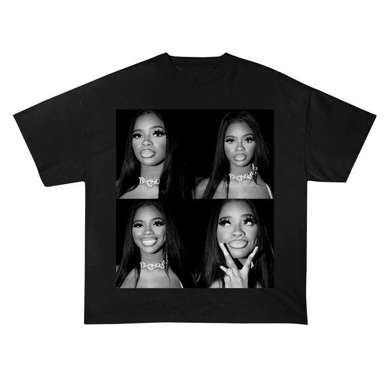 Jt Black white T Shirt