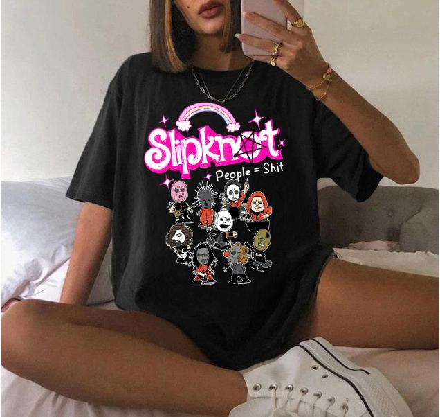 Slipknot Band Art T-Shirt People Album Metal band Gift For Fan