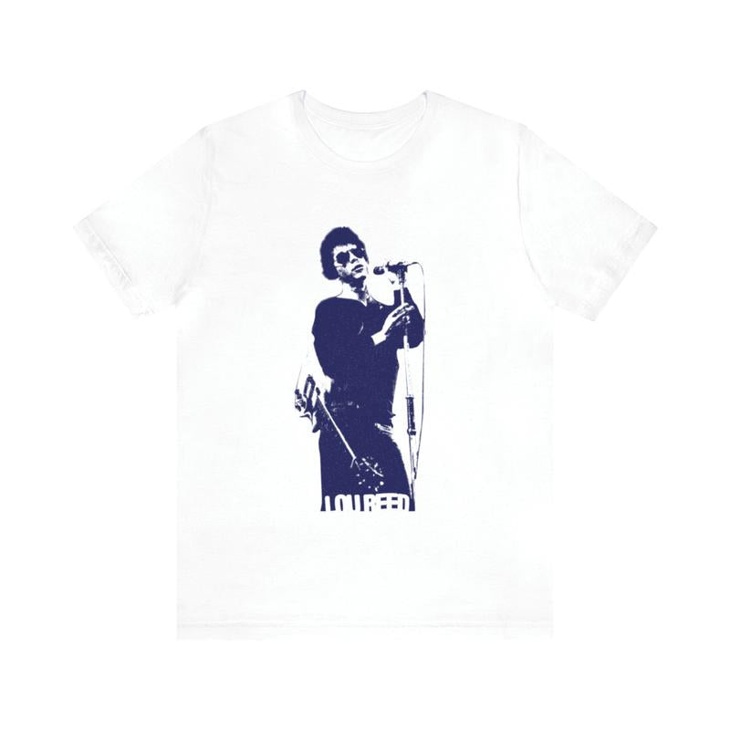 Lou Reed Unisex Crewneck T-Shirt, Unisex Cotton Graphic Tee