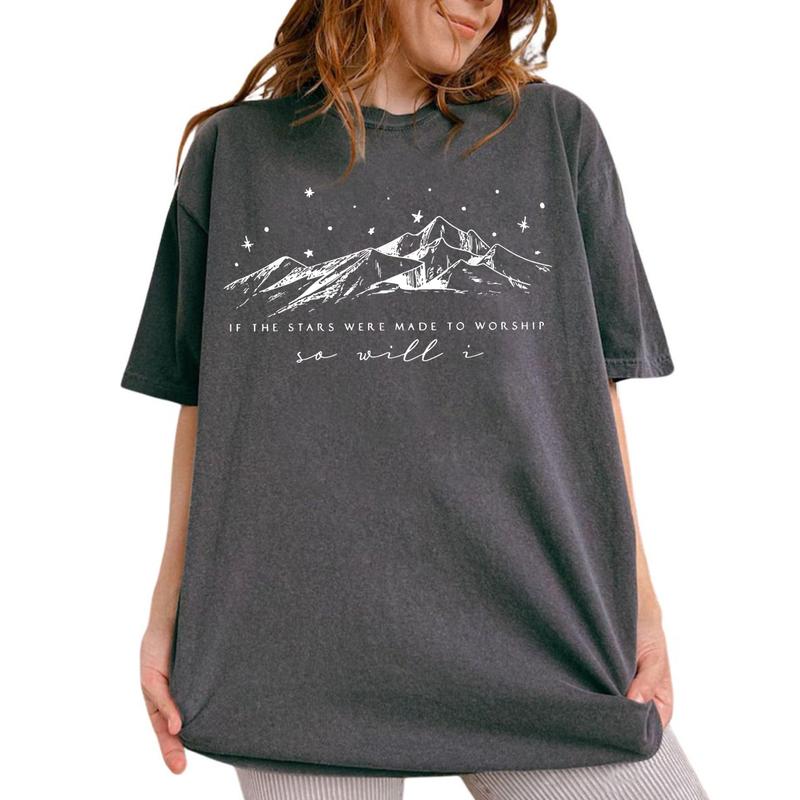 If The Stars Were Made The Worship So Will I T-Shirt Unisex Classic Cotton