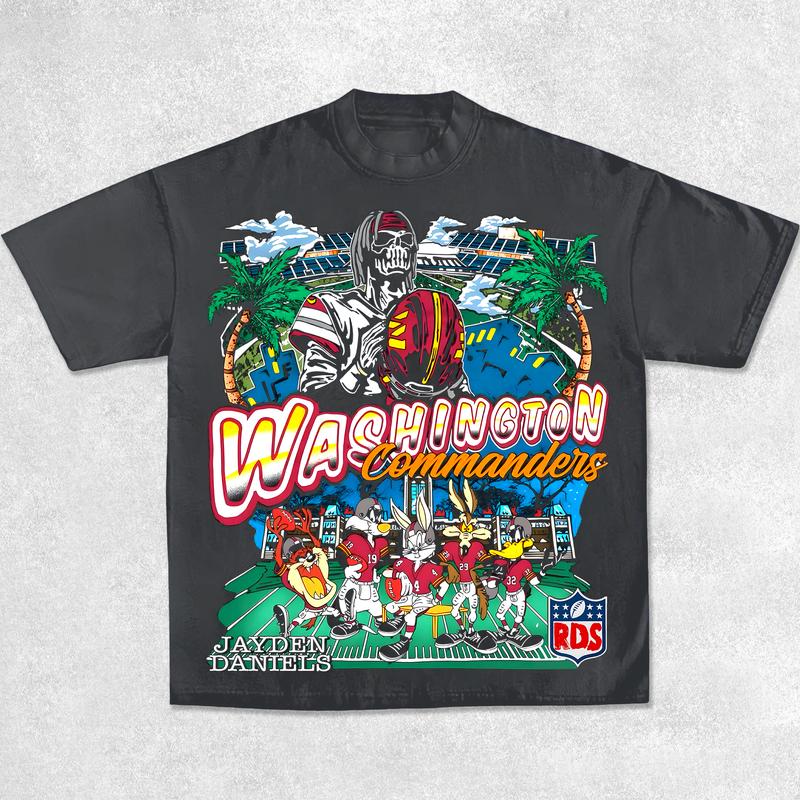 Commanders Shirt, Vintage 90s Unisex Football Tees, Football T-Shirts, Sports Shirt, Game Day Tee, Football Fan Gifts