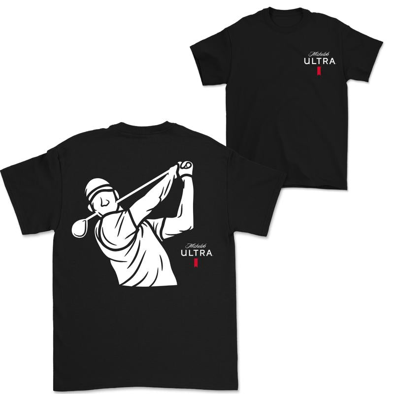 Michelob Ultra Golfing T-Shirt, 2 Side T-shirt For Women For Men