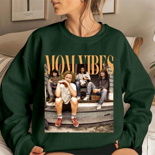 Mom Vibes Thug Life Sweatshirt, 90s Mom Vibes Sweatshirt, Mother's Day Gift, 80s TV Sitcom Mama Gift Shirt