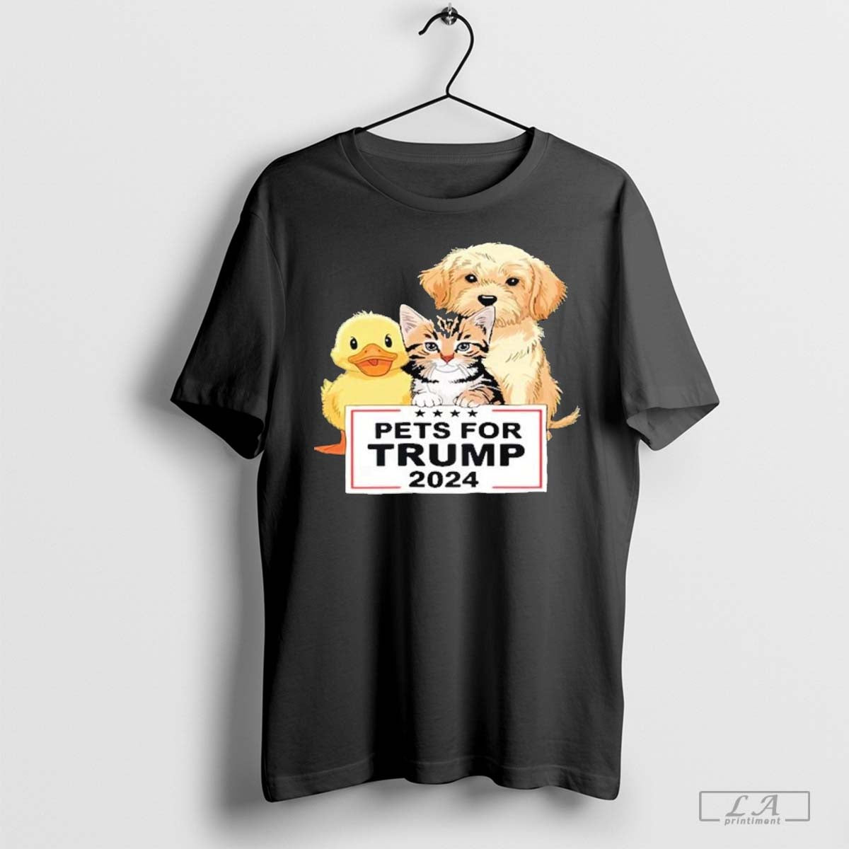Pets For Trump Duck Cat Dog Donald Trump 2024 Shirt