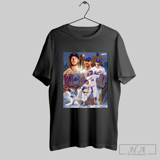 Pete Alonso New York Mets Mlb Baseball Is Back Lfg 2025 Poster T Shirt
