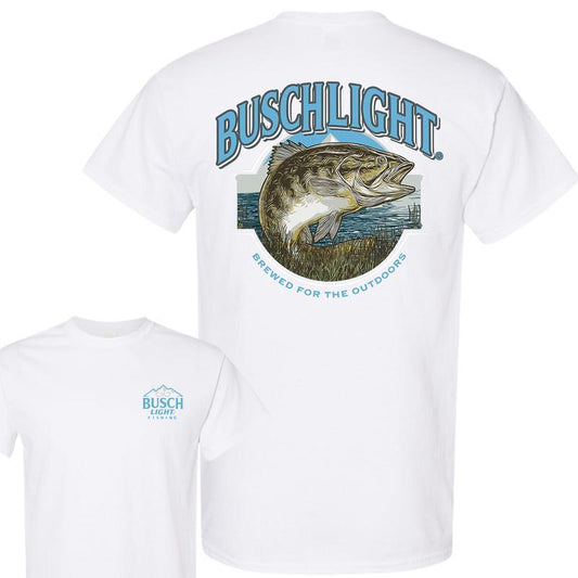 Busch Light - Busch Light Out Fishing T-Shirt, Casual Graphic Round Neck T-shirt for Summer, Fashion Top for Daily Wear,  For Men, For Women