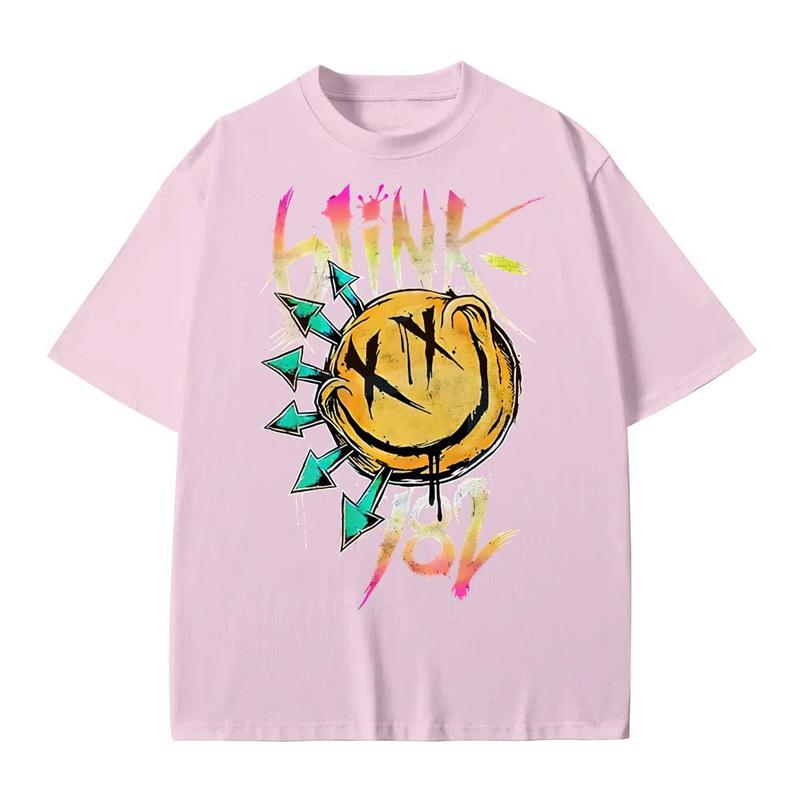 Blink 182 Shirt, Blink 182 Tshirt, Blink 182 Concert Graphic Shirt Casual Crewneck
