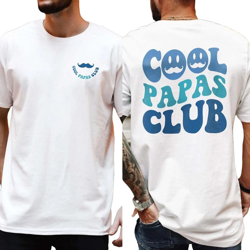 Cool Papas Club Shirt for Men, Cool Grandpa T-Shirt, Funny Papa Shirt, New Grandpa Gifts, Grandpa Birthday Gift, Best Dad Gift for Him