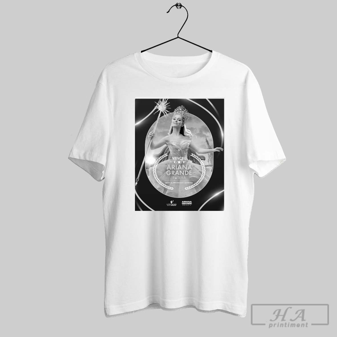 Poster Ariana Grande Butera Melhor Atriz Coadjuvante Best Supporting Actress Sag Awards 2025 T Shirt